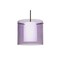 Besa Lighting Pahu 12 Stem Pendant, Trans. Amethyst/Opal, Bronze Finish, 1x11W LED 1TT-A18407-LED-BR - alternate 1